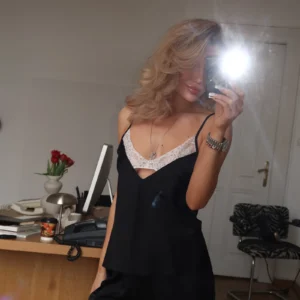 satin lace сет