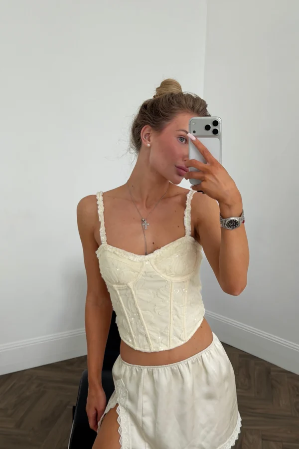 glitter corset
